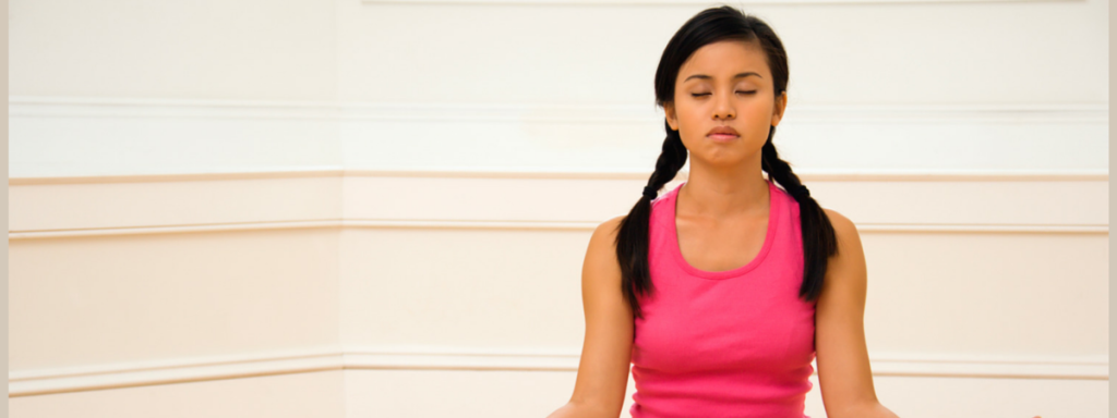 Teen Meditating